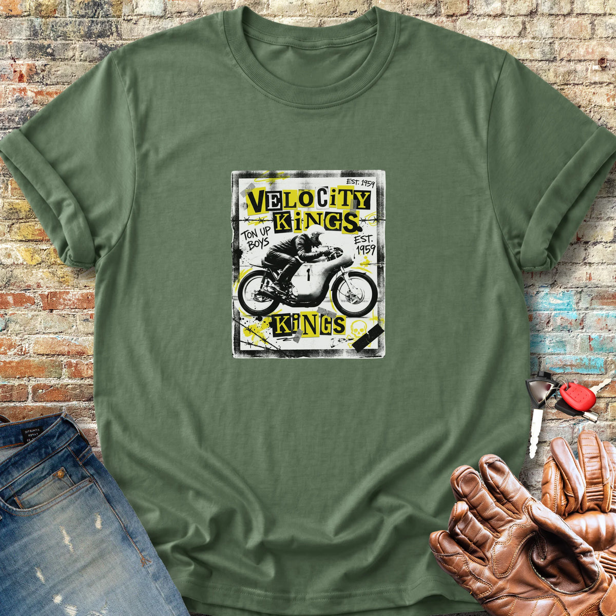 Velocity Kings Classic T-Shirt - Military Green