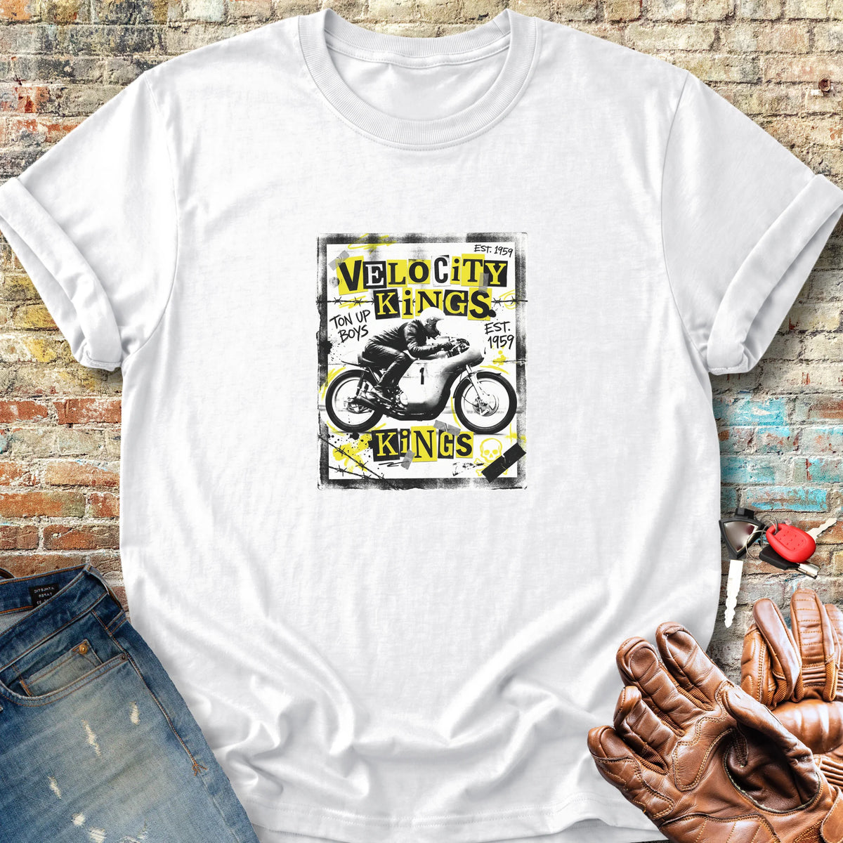 Velocity Kings Classic T-Shirt - White