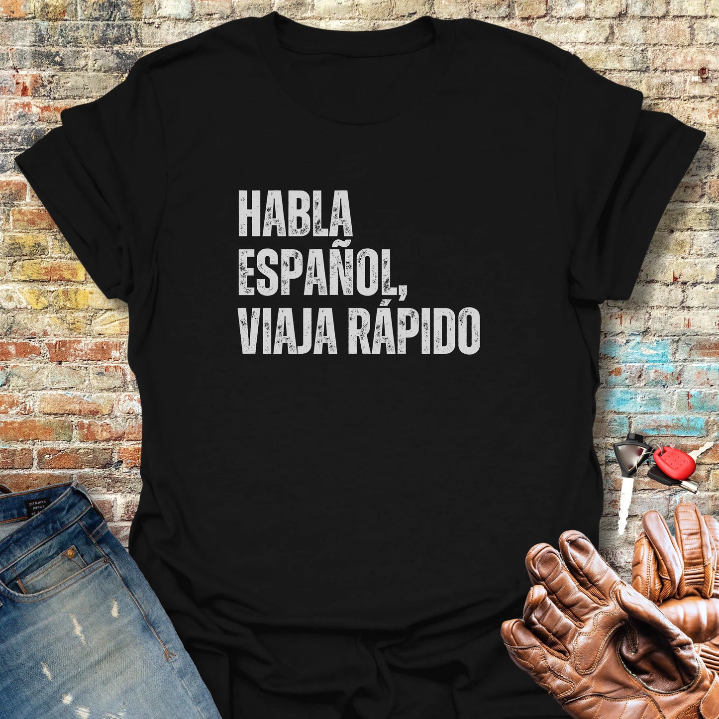 Viaja Rapido T-Shirt - Black