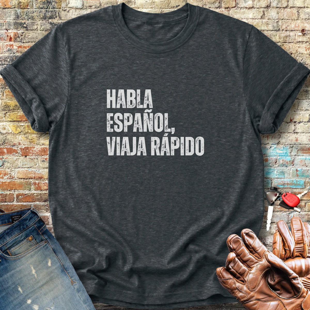 Viaja Rapido Classic T-Shirt - Dark Heather