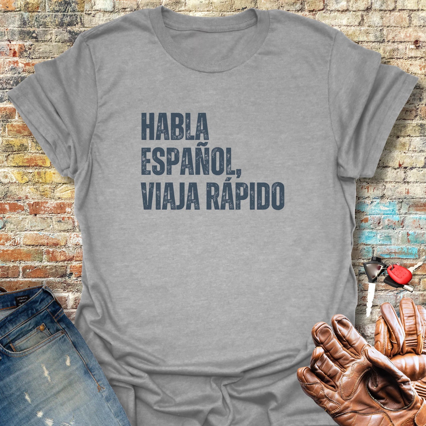 Viaja Rapido T-Shirt - Sport Grey