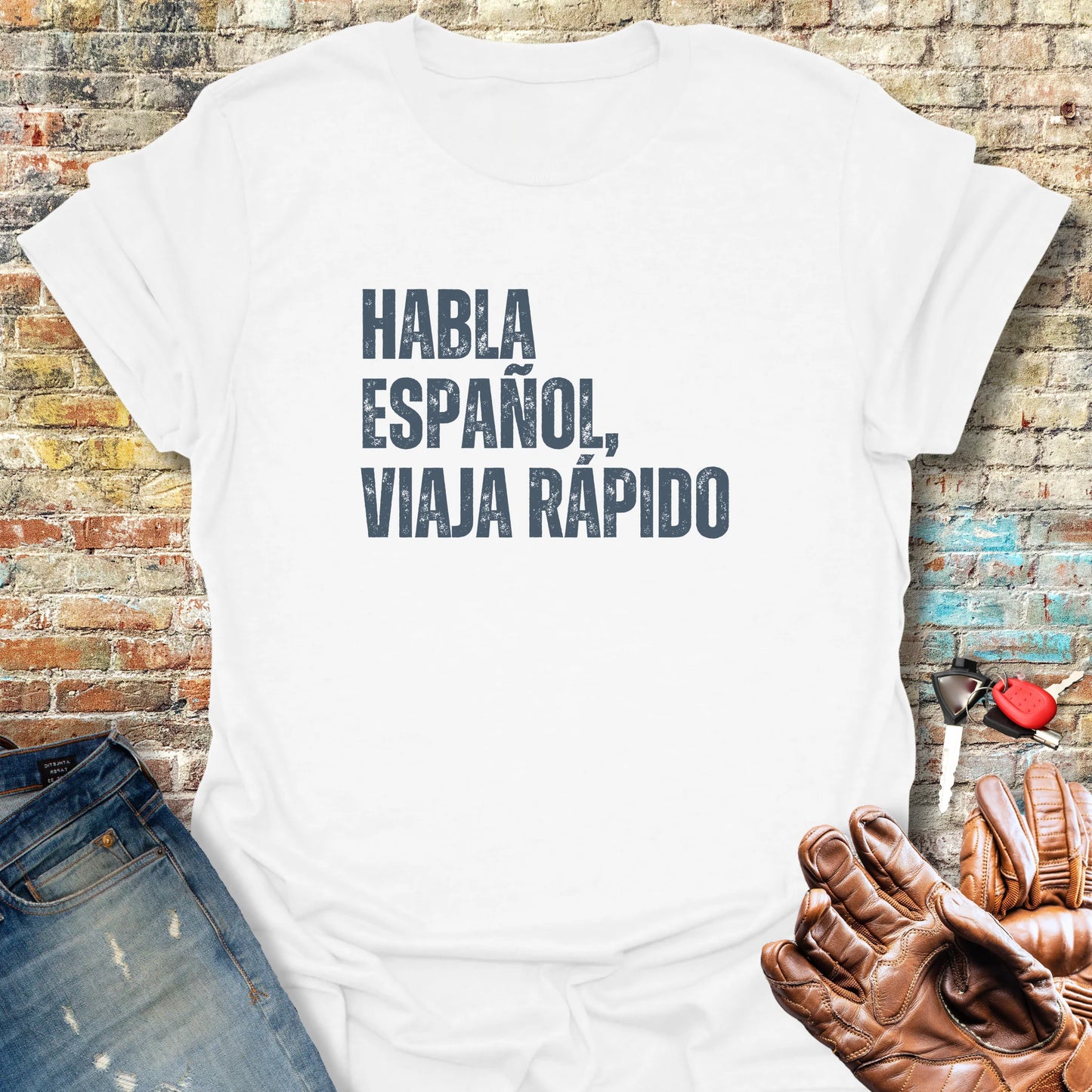 Viaja Rapido T-Shirt - White