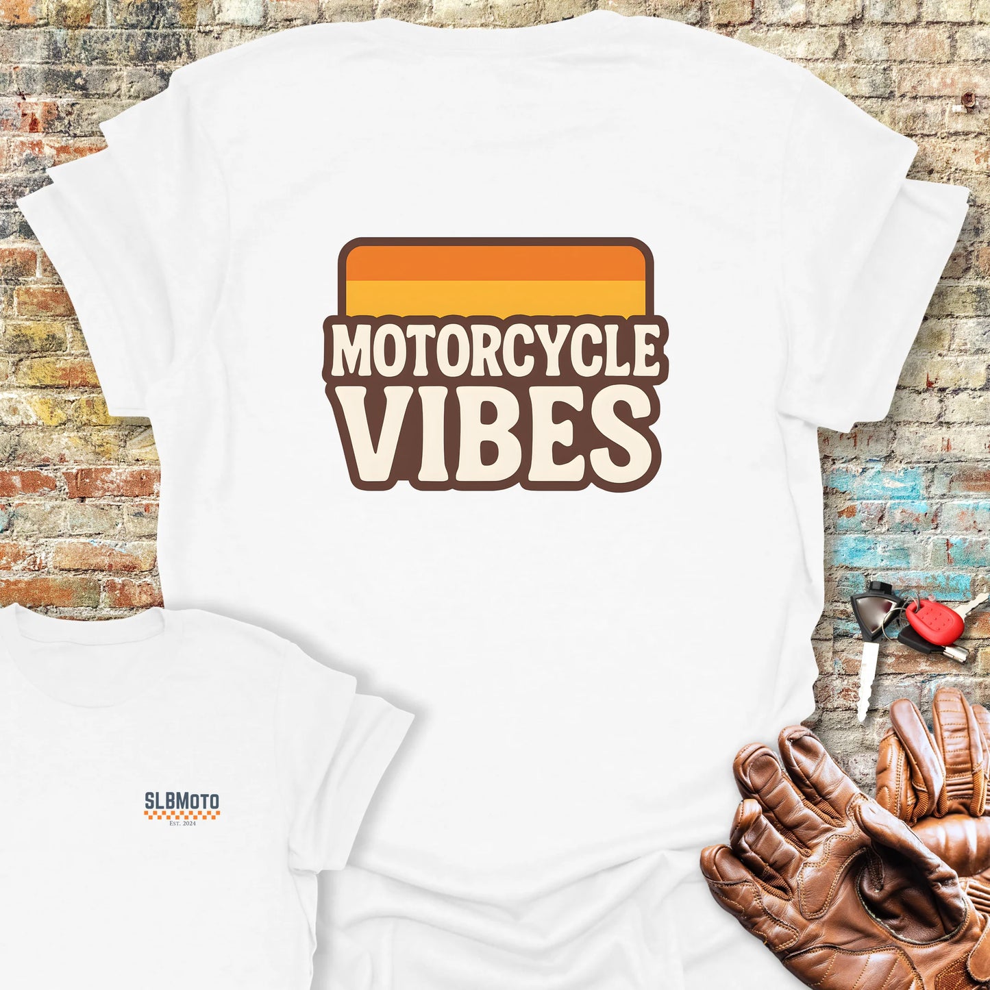 Vibes Back Print T-Shirt - White