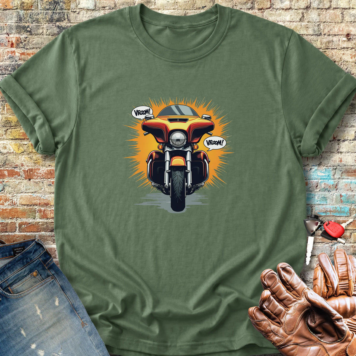 Vroom Classic T-Shirt - Military Green