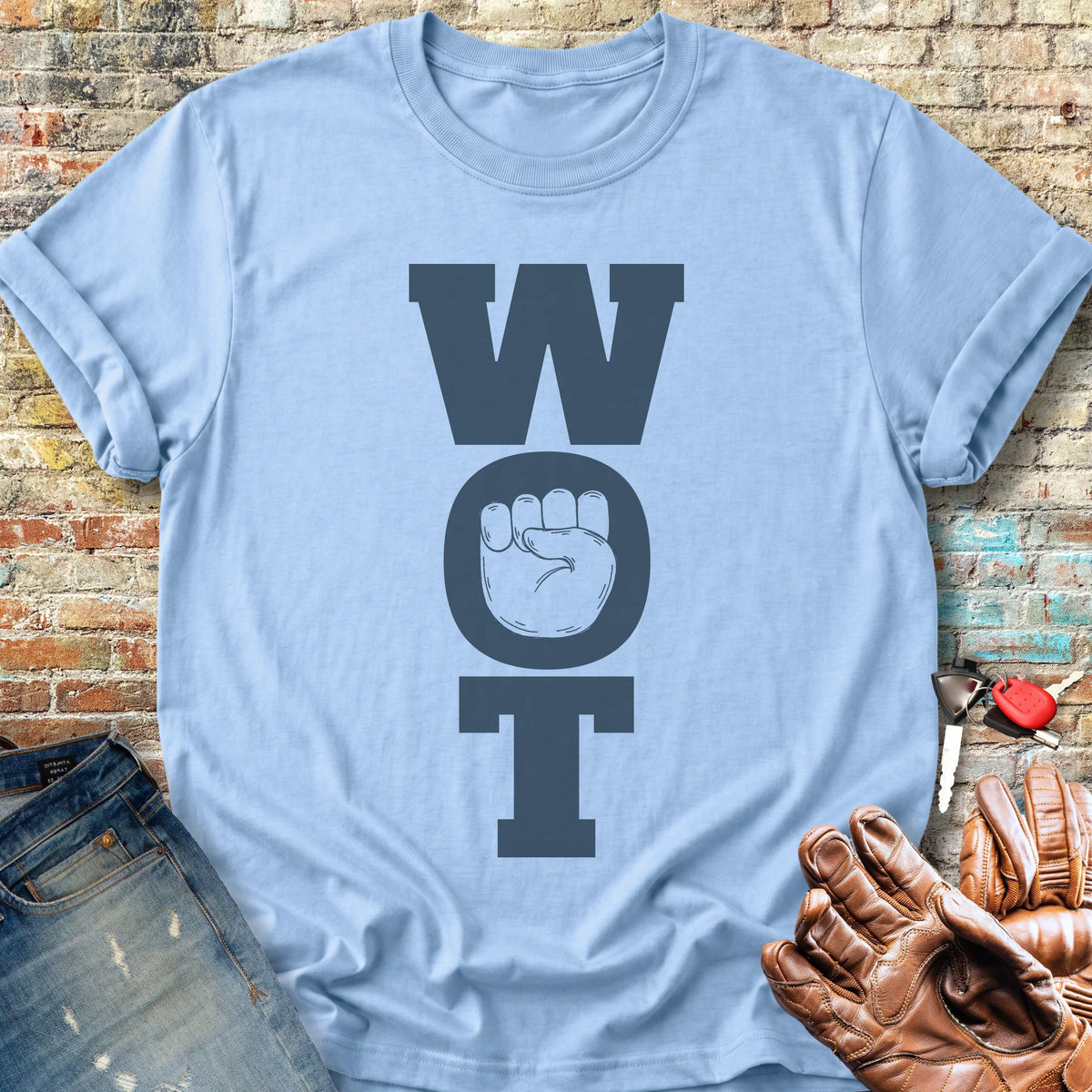 WOT Classic T-Shirt - Light Blue