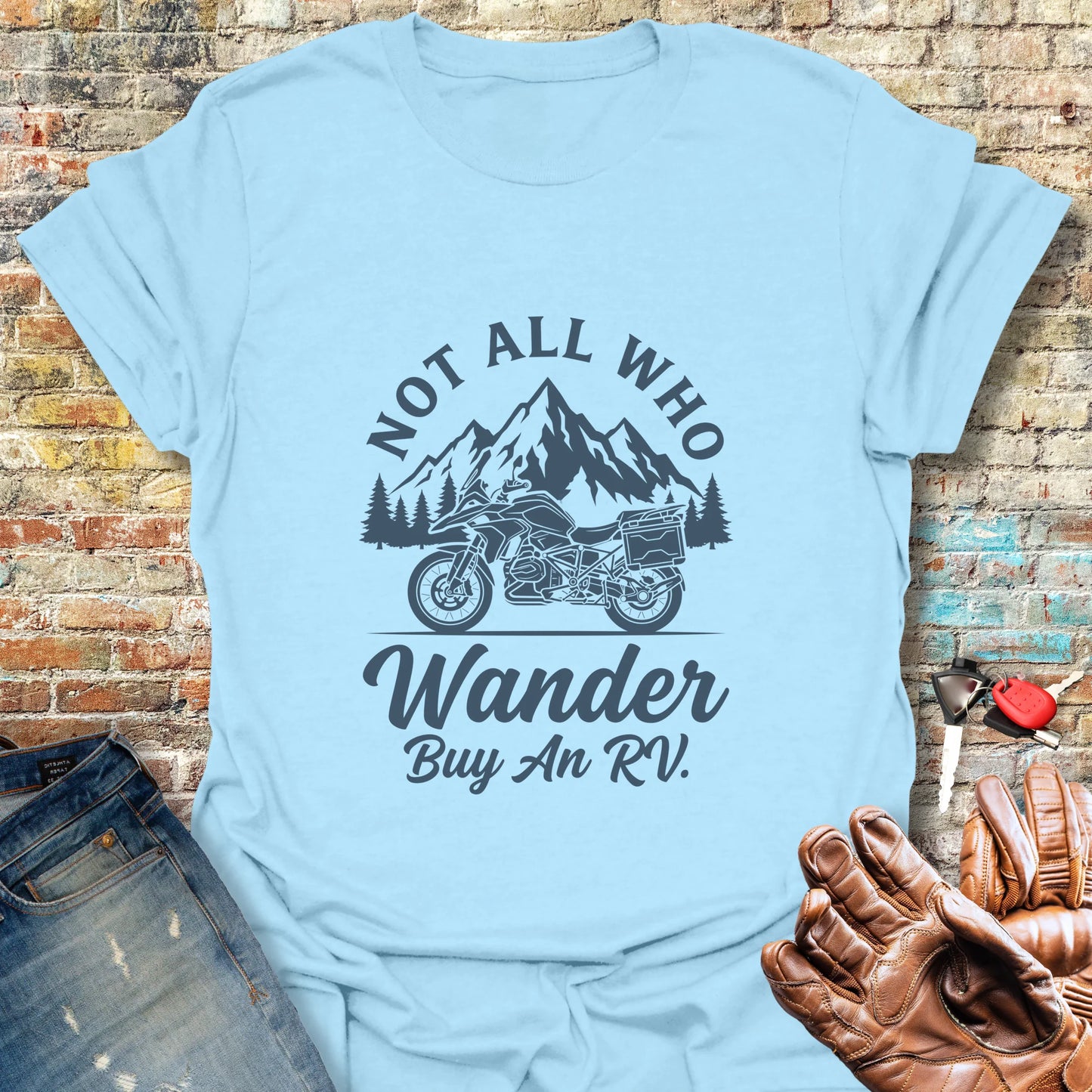 Wander T-Shirt - Light Blue
