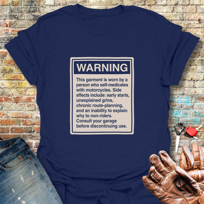 Warning Label - Navy