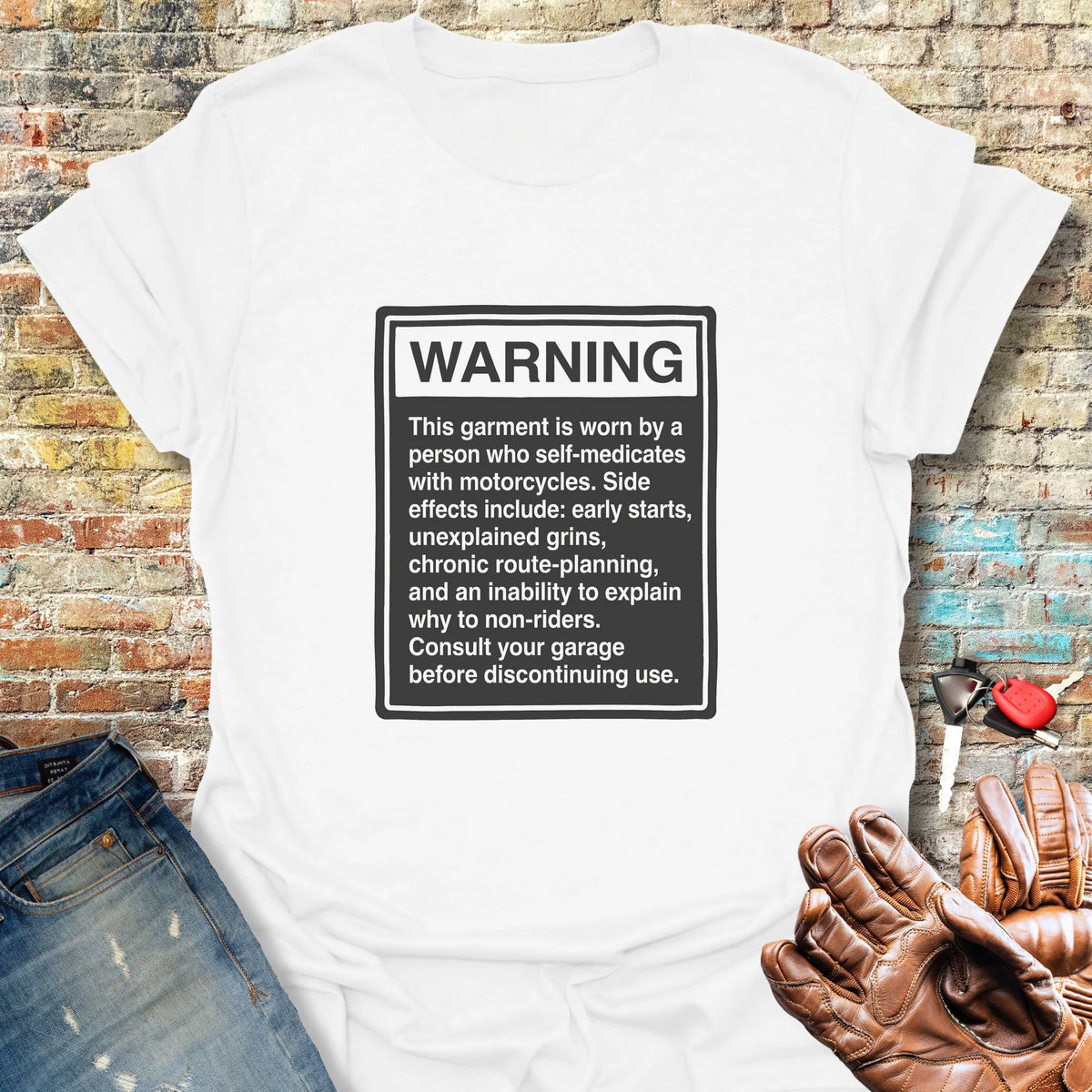 Warning Label - White
