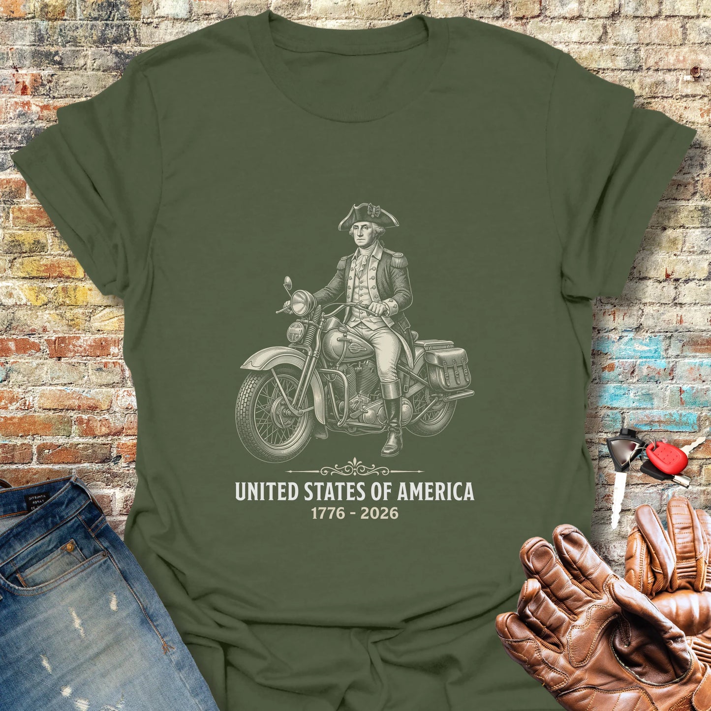Washington 250 T-Shirt - Military Green