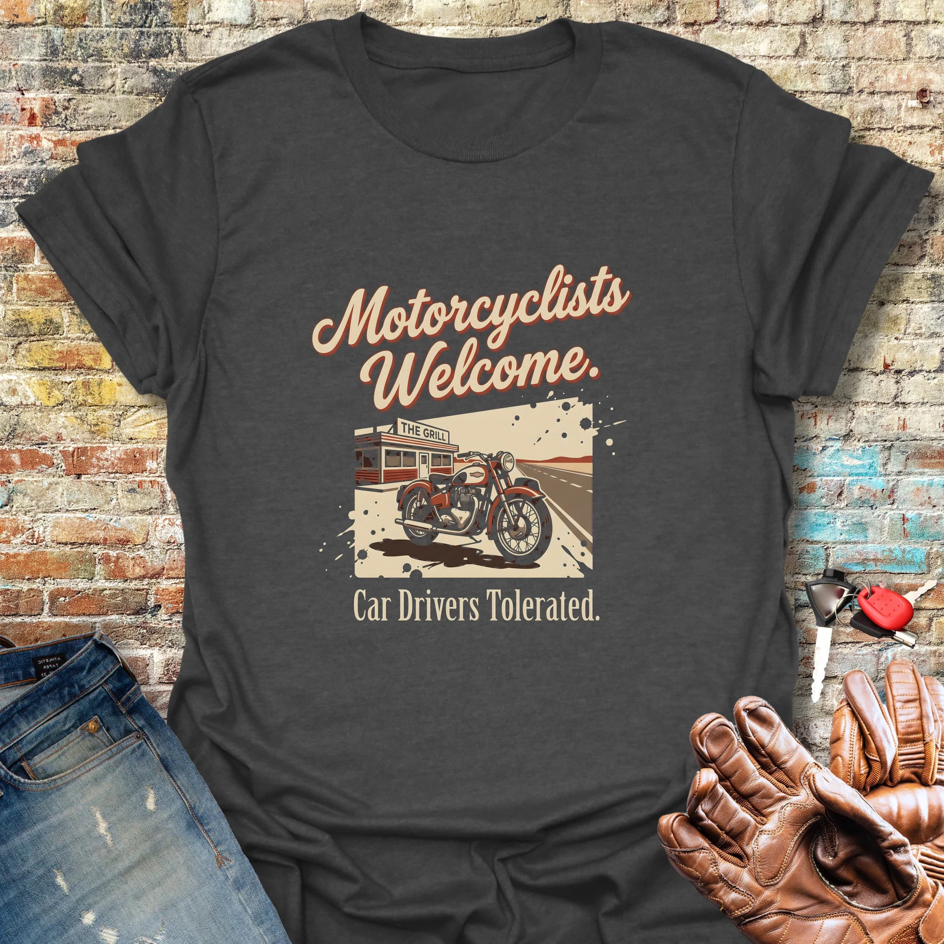 Welcoming Diner T-Shirt - Dark Heather