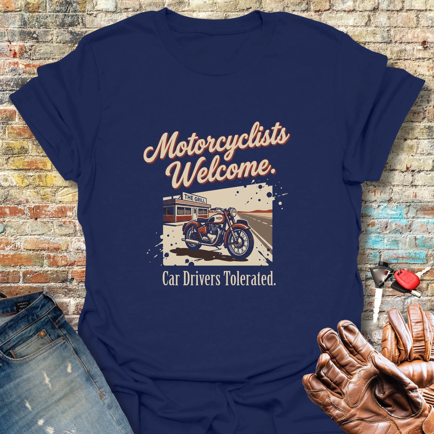 Welcoming Diner T-Shirt - Navy