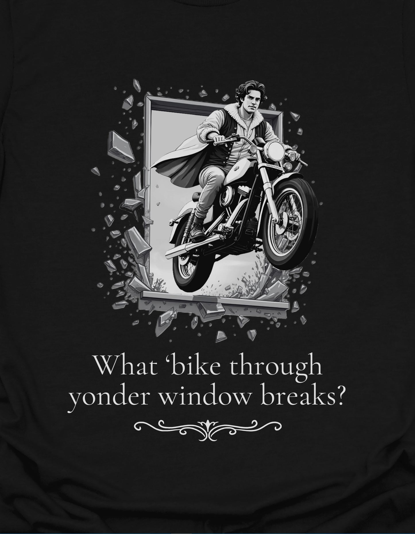 What 'Bike Through Yonder Window Breaks?