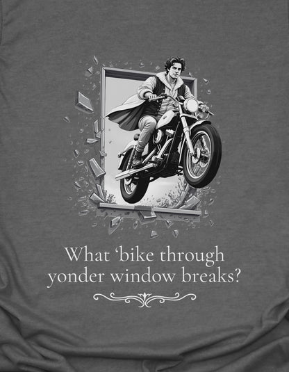 What 'Bike Through Yonder Window Breaks?