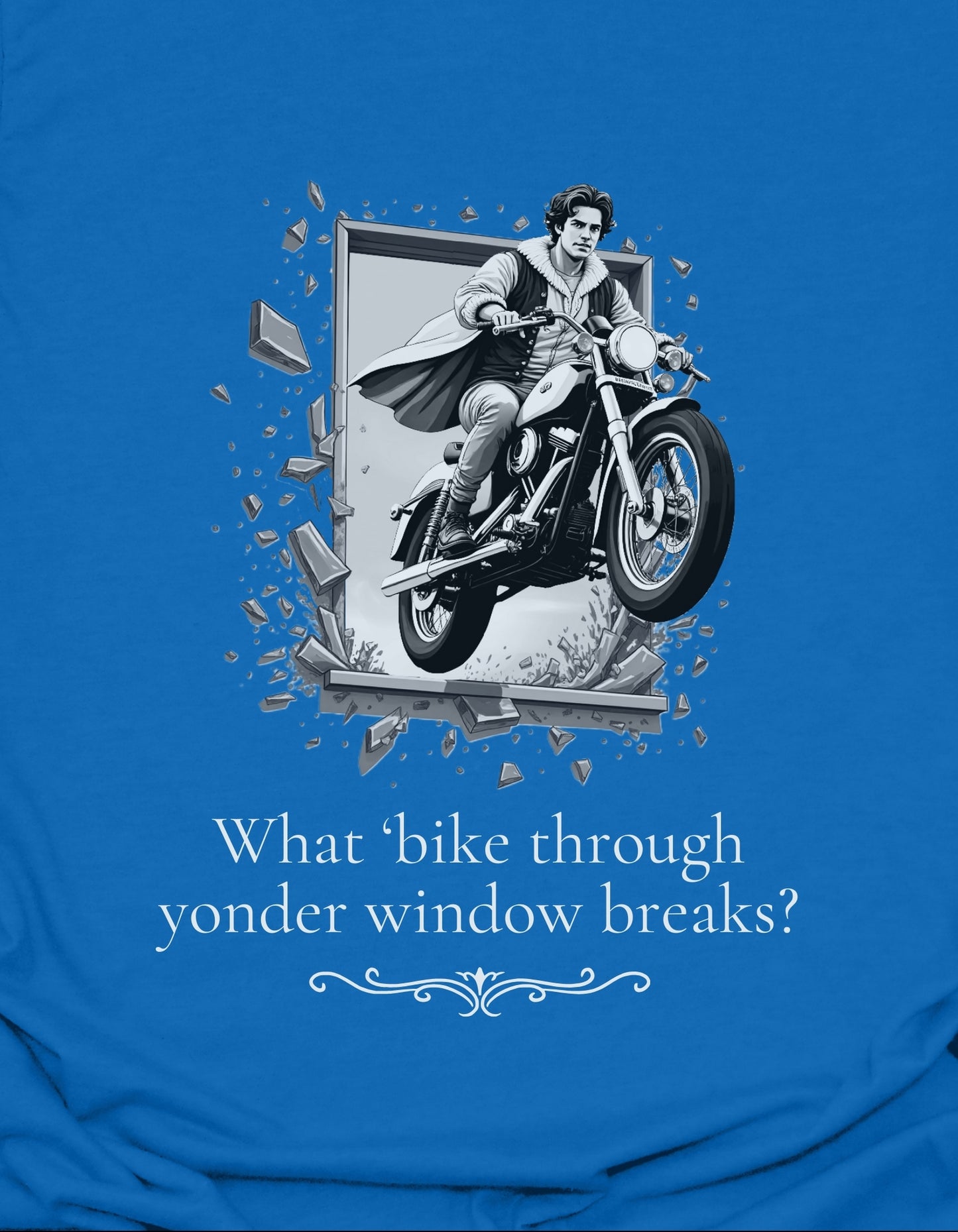 What 'Bike Through Yonder Window Breaks?