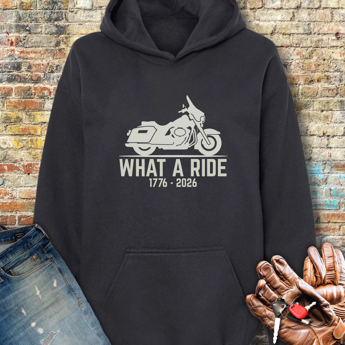 What A Ride 250 Hoodie - Black