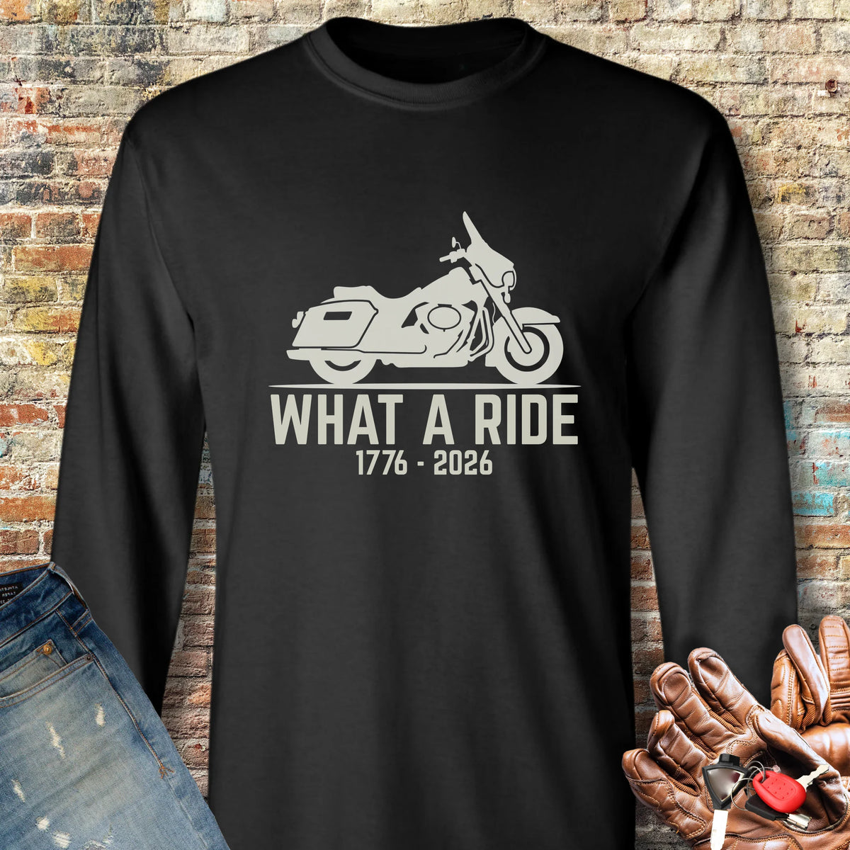 What A Ride 250 Long Sleeve T-Shirt - Black