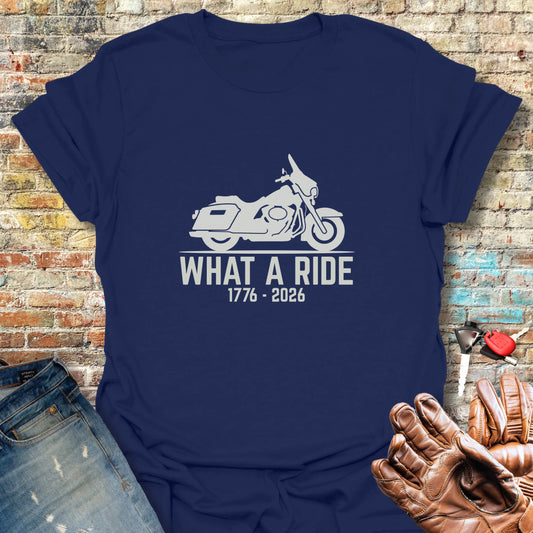 What A Ride 250 T-Shirt - Navy