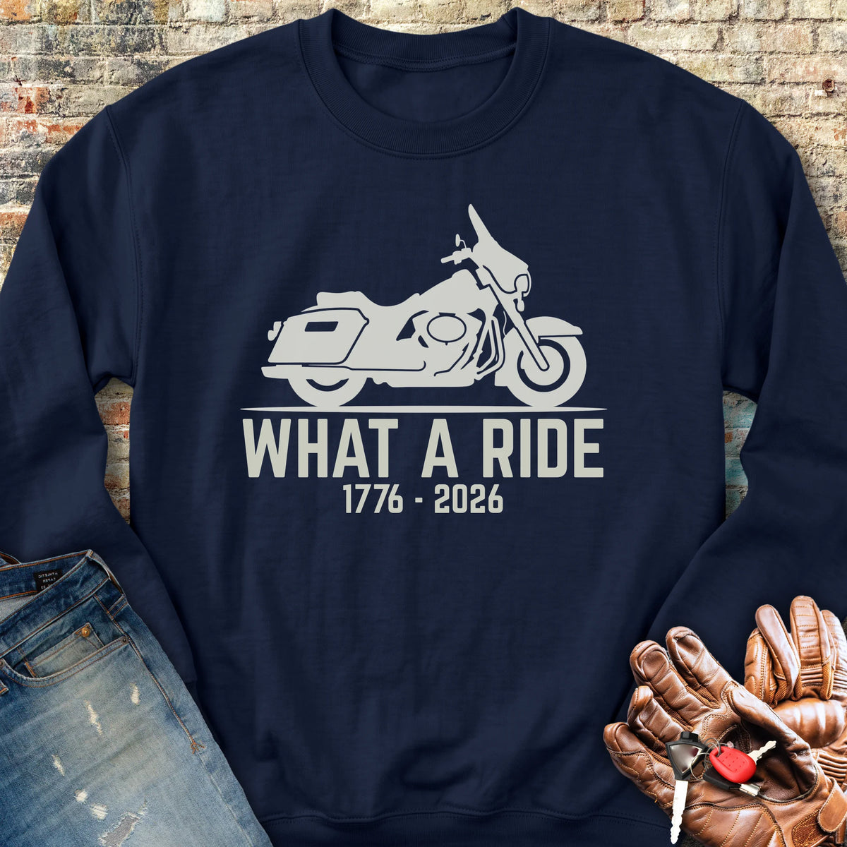 What A Ride 250 Sweatshirt - Navy