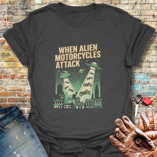 When Alien Motorcycles Attack - Dark Heather