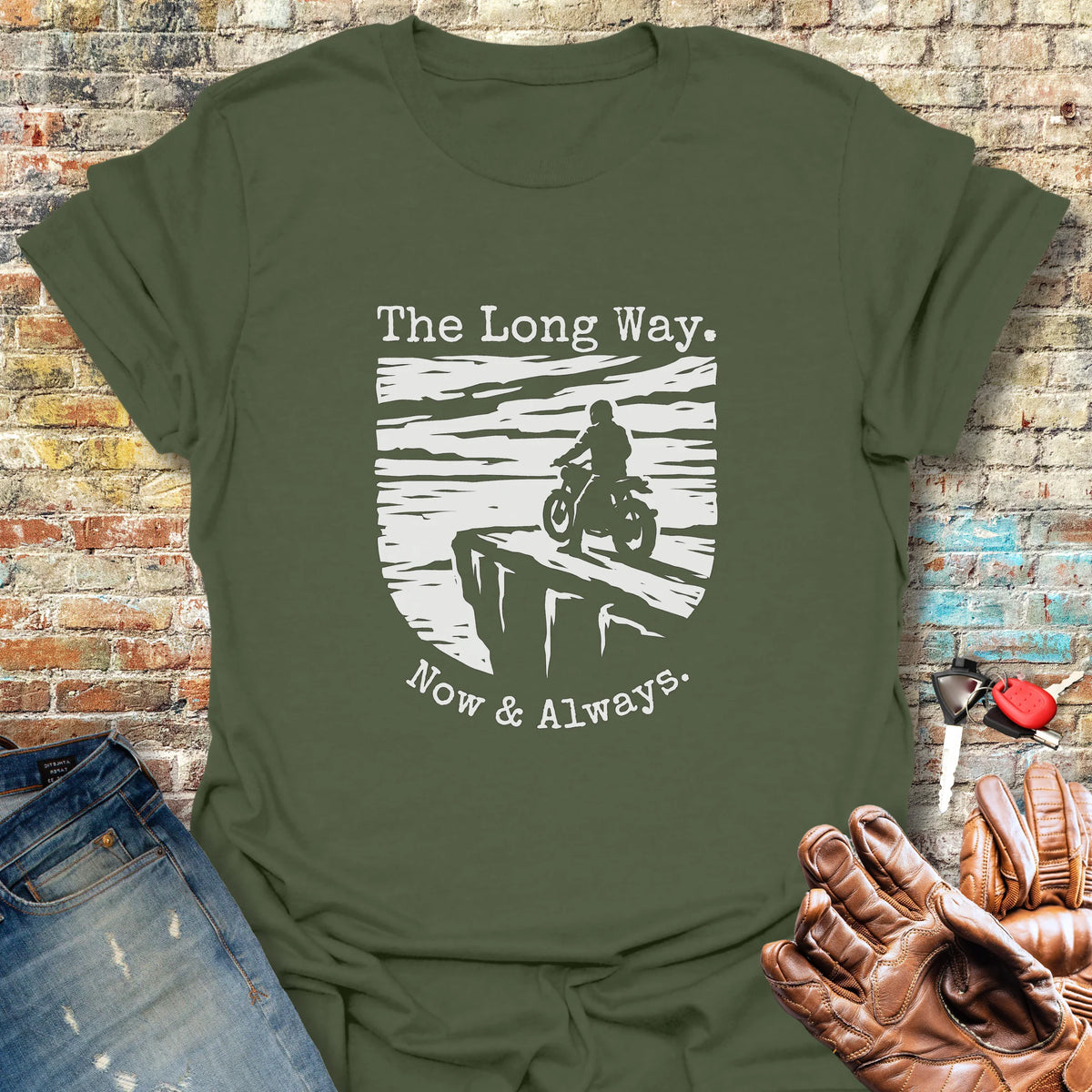 Which Way Softstyle T-Shirt - Military Green