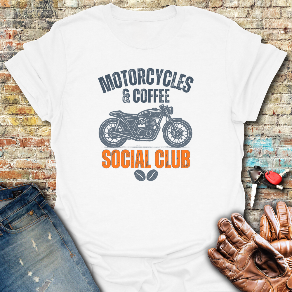 Coffee Social T-Shirt - White