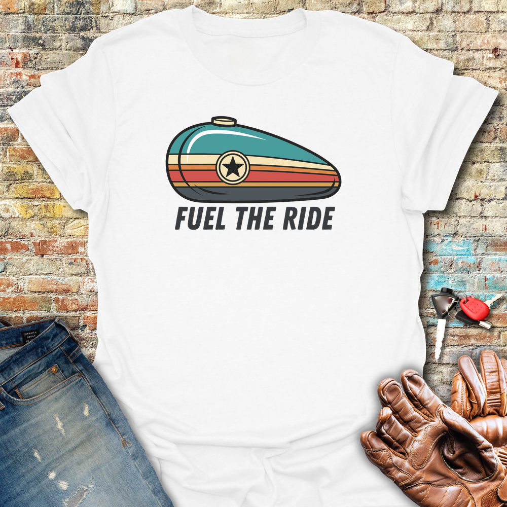 Fuel The Ride T-Shirt - White