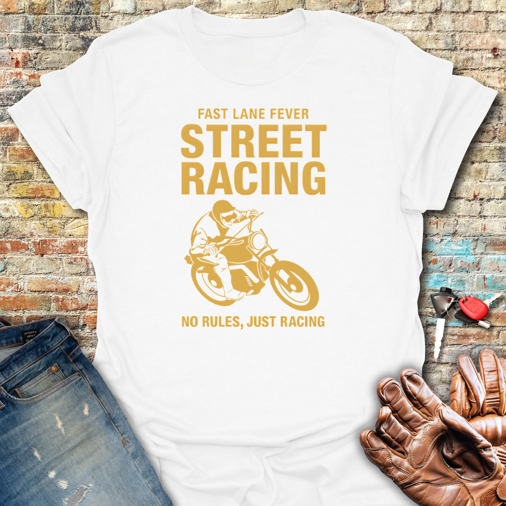 Street Racing T-Shirt - White