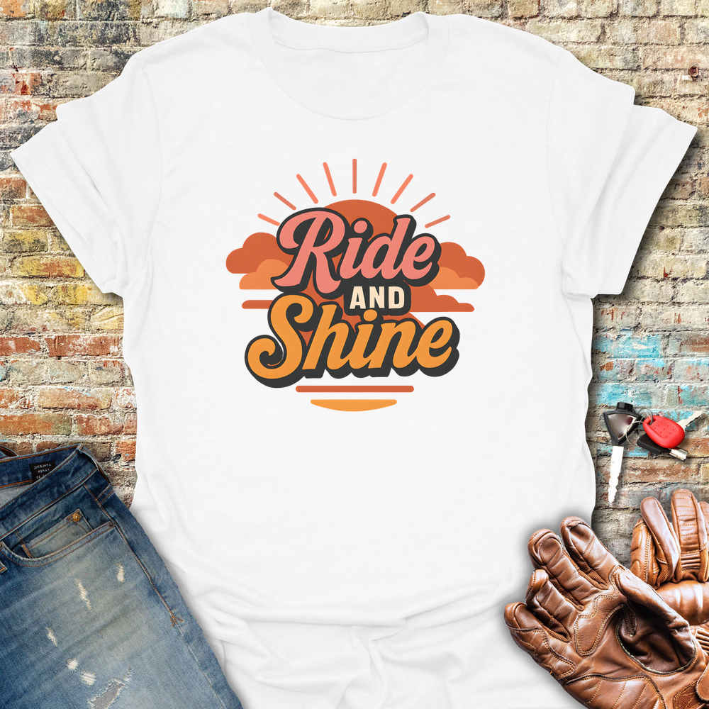 Ride Shine T-Shirt - White