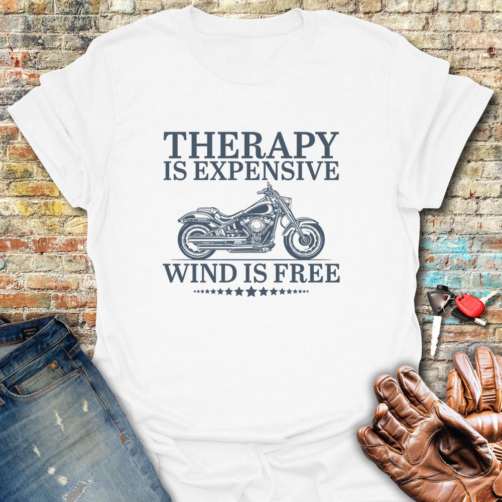 Wind Is Free T-Shirt - White