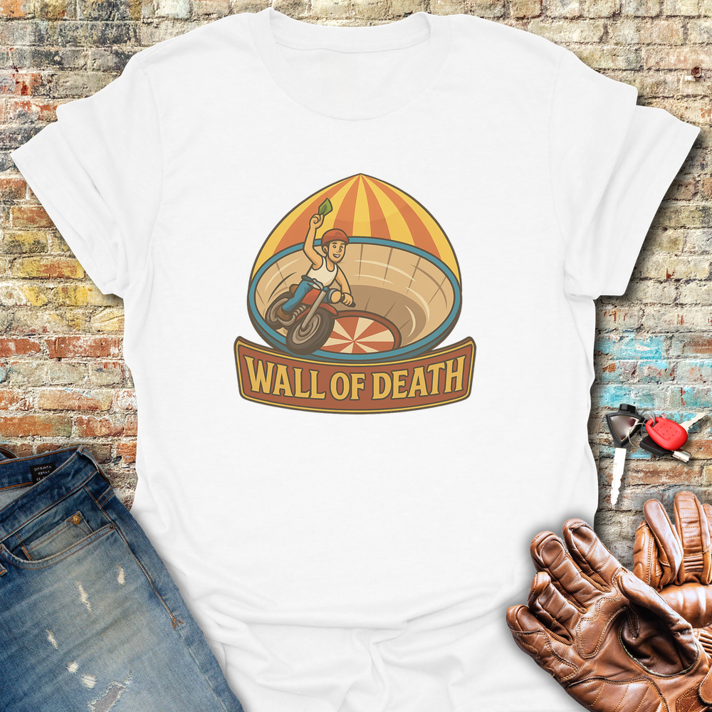 Wall Of Death T-Shirt - White