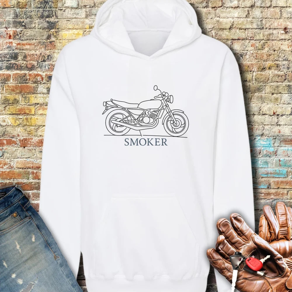 Smoker Hoodie - White