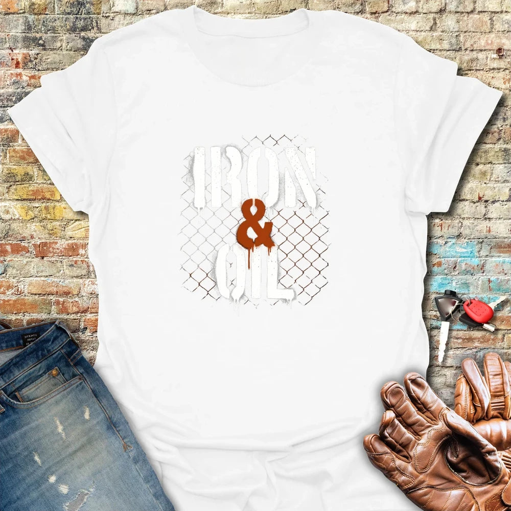 Iron Oil T-Shirt - White