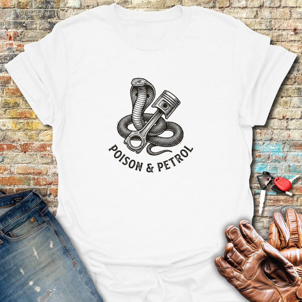 Poison Petrol T-Shirt - White
