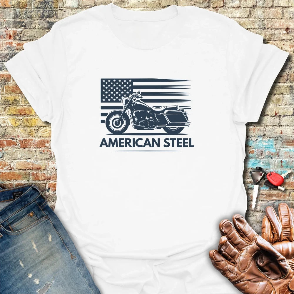 American Steel T-Shirt - White