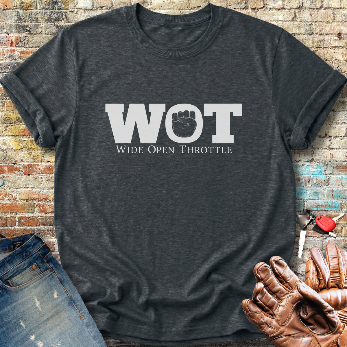 Wide Open Classic T-Shirt - Dark Heather
