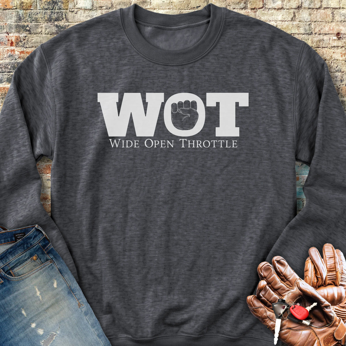 Wide Open Sweatshirt - Dark Heather