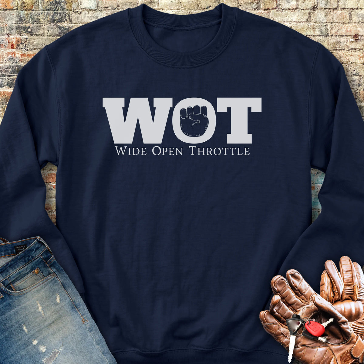 Wide Open Sweatshirt - Navy