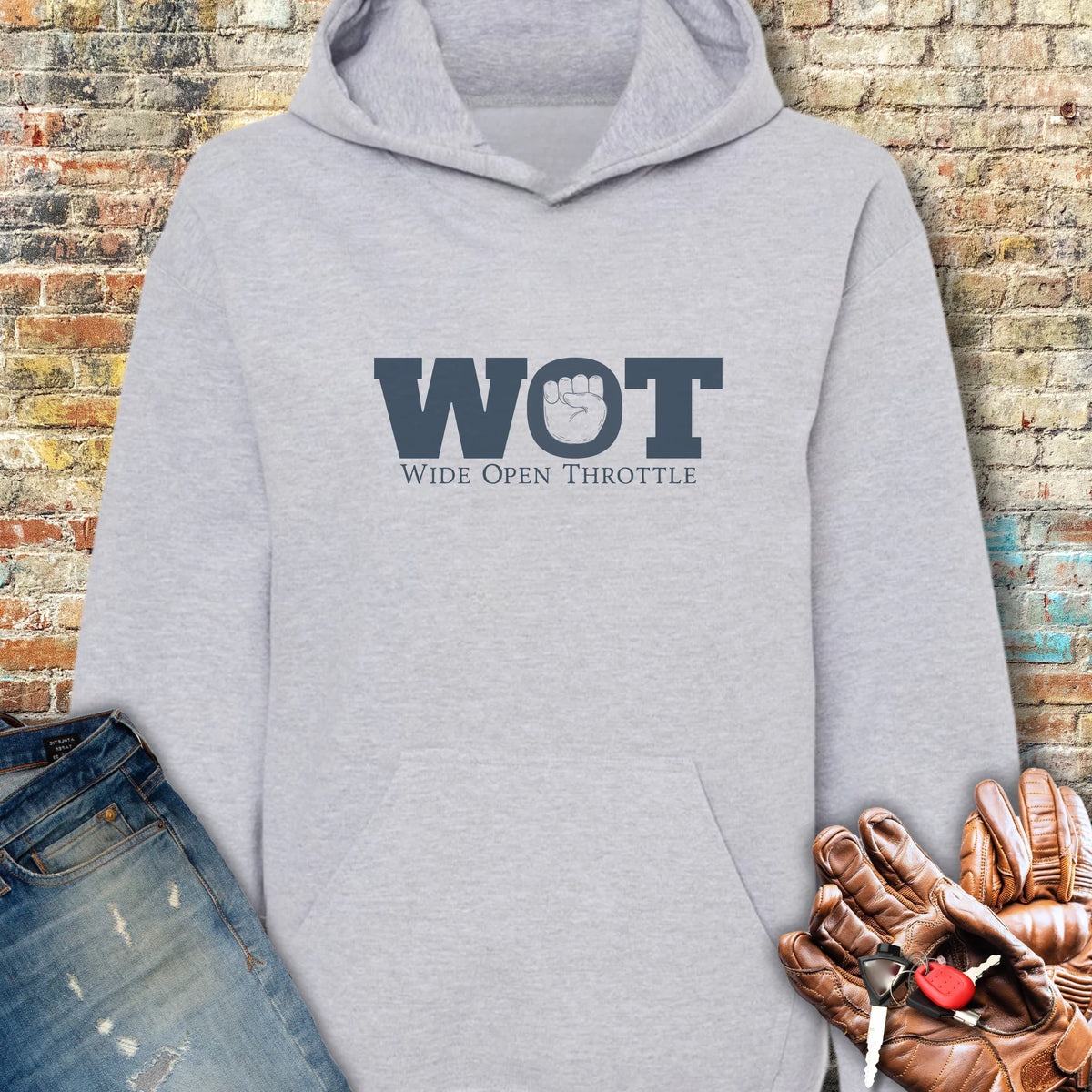 Wide Open Hoodie - Sport Grey