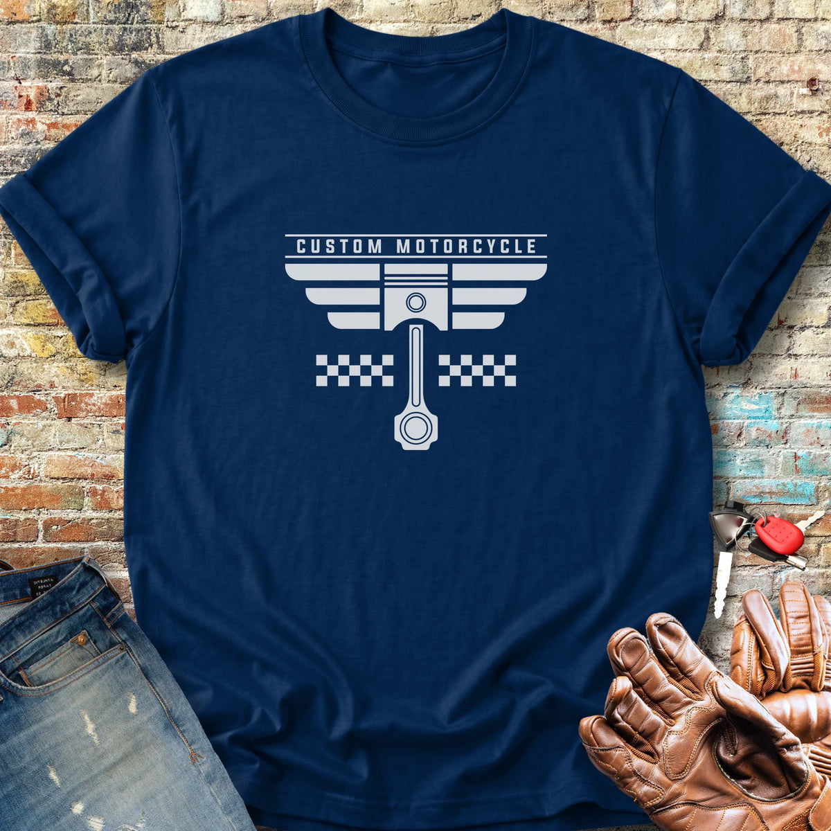 Wings Classic T-Shirt - Navy