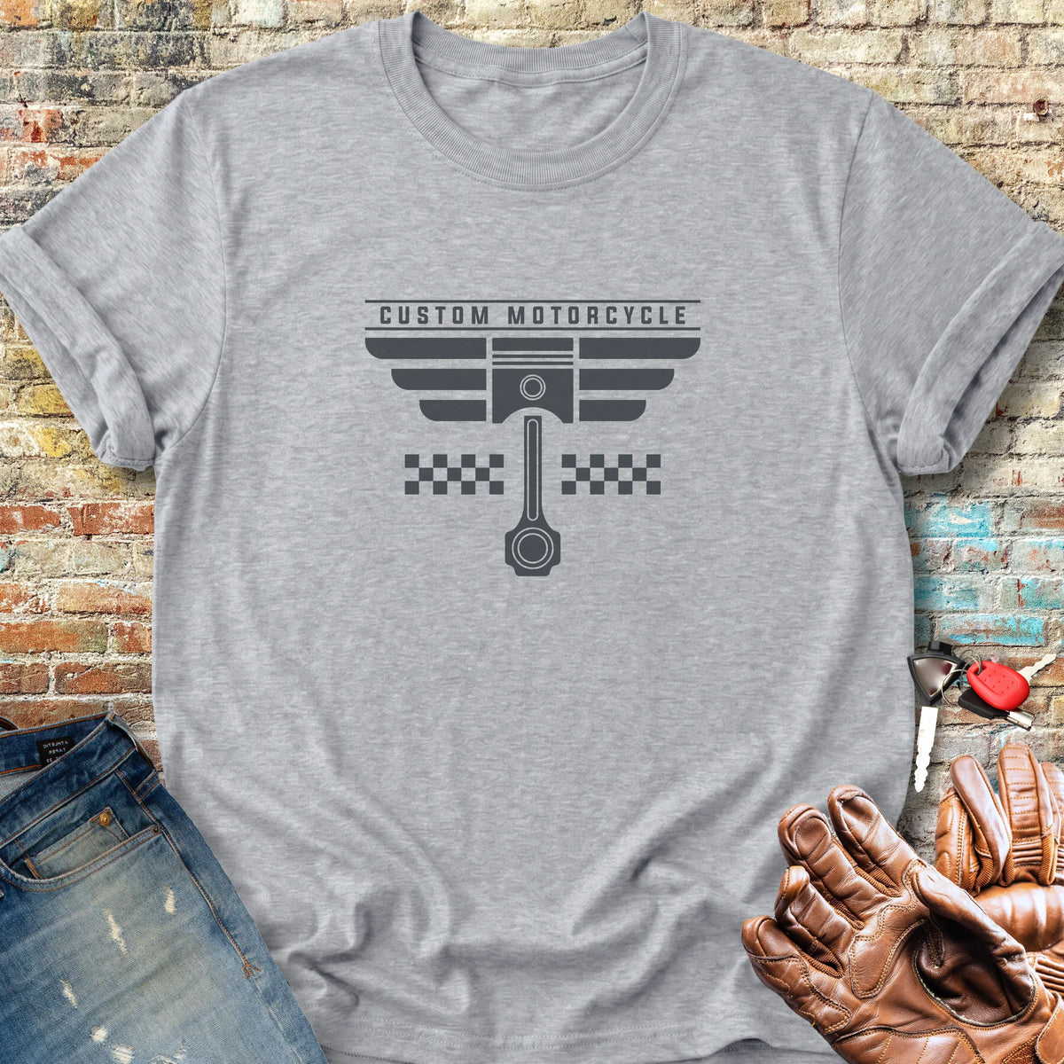 Wings Classic T-Shirt - Sport Grey