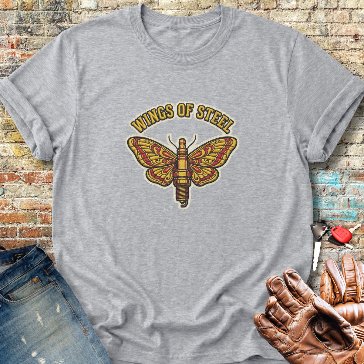 Wings Of Steel Classic T-Shirt - Sport Grey