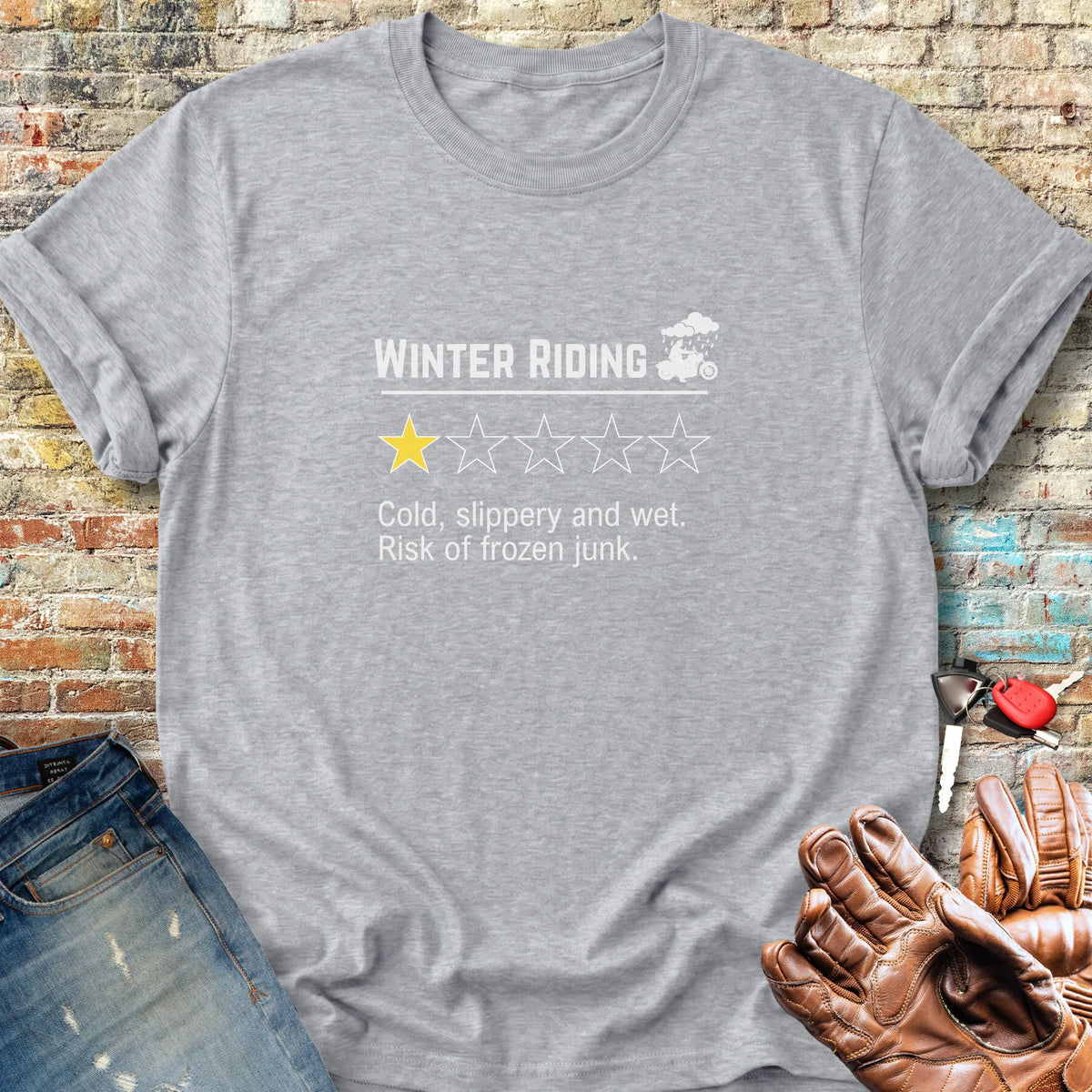 Winter Riding Classic T-Shirt - Sport Grey