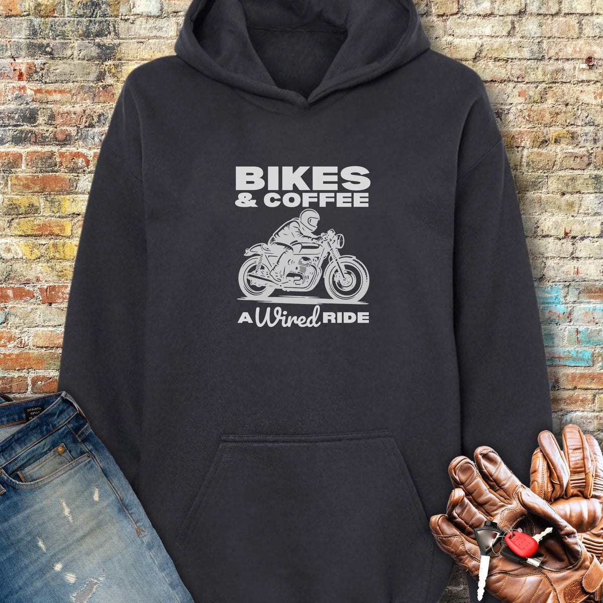 Wired Ride Hoodie - Black