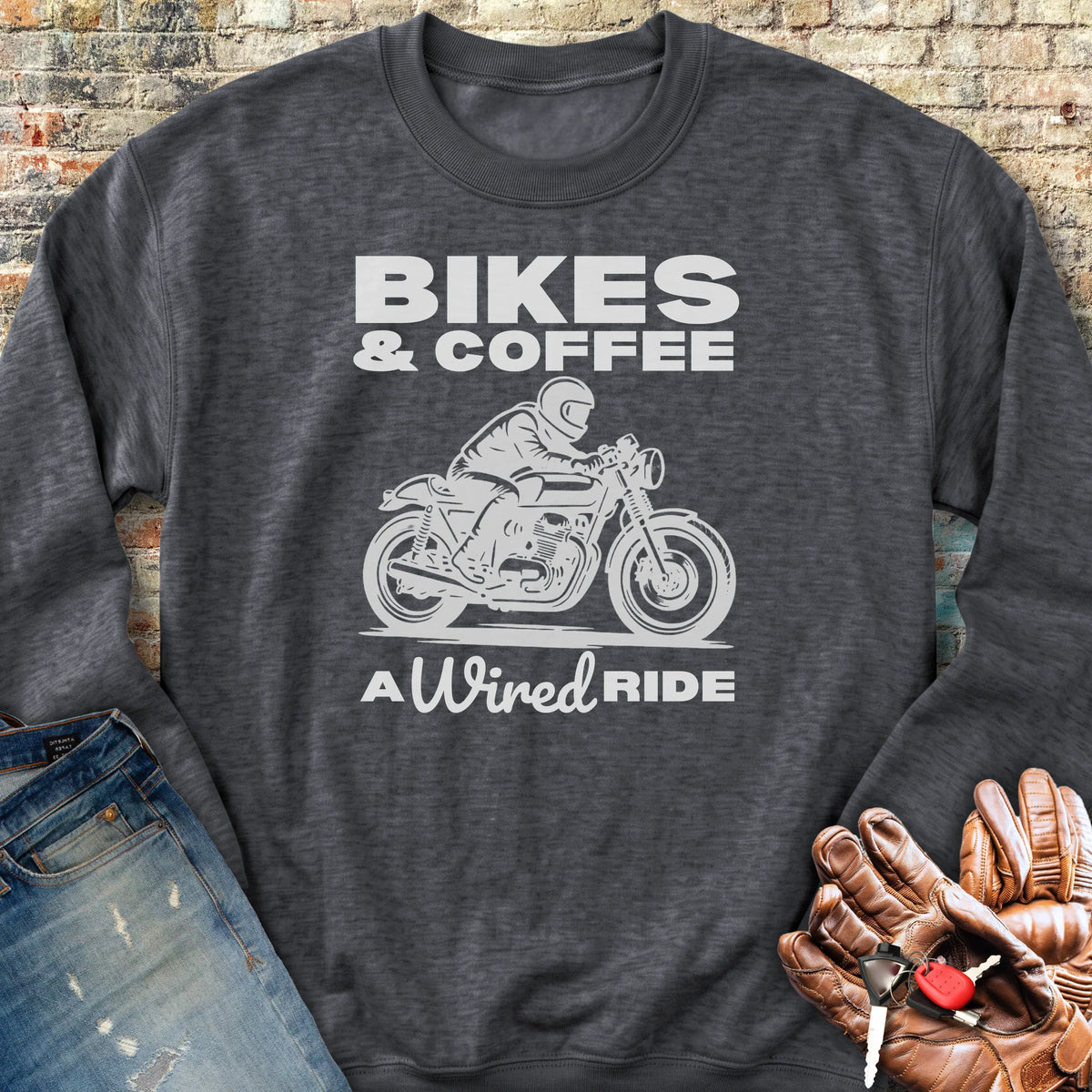 Wired Ride Sweatshirt - Dark Heather