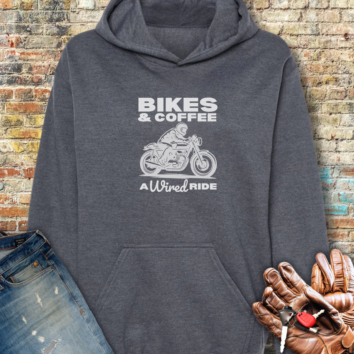 Wired Ride Hoodie - Dark Heather