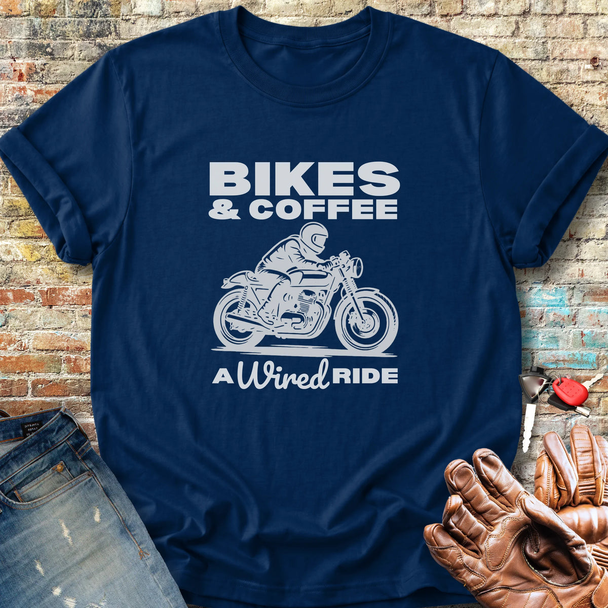 Wired Ride Classic T-Shirt - Navy