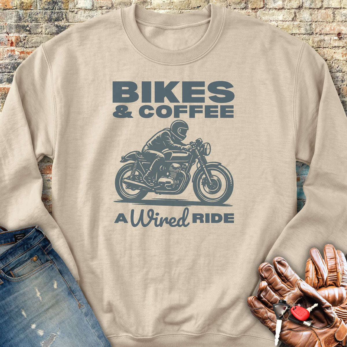 Wired Ride Sweatshirt - Sand