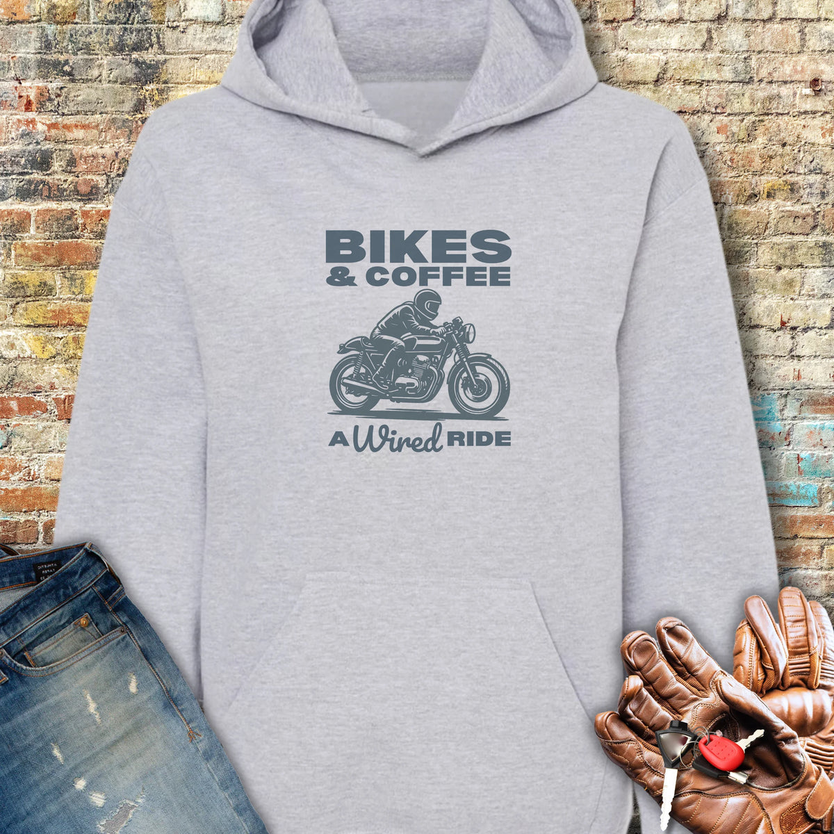 Wired Ride Hoodie - Sport Grey