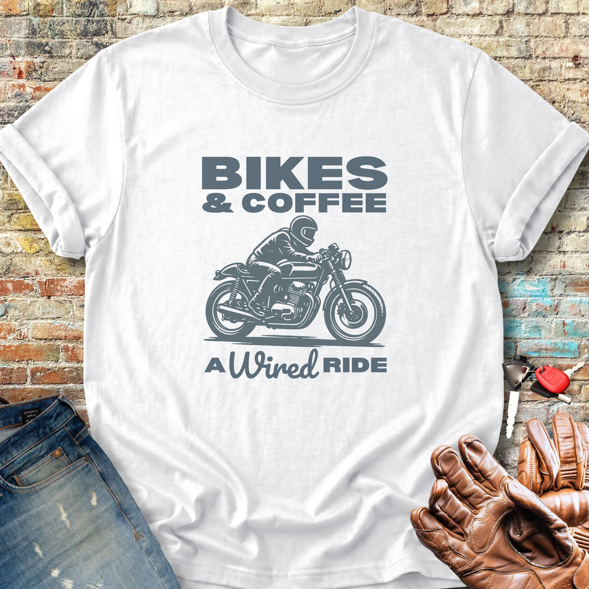 Wired Ride Classic T-Shirt - White