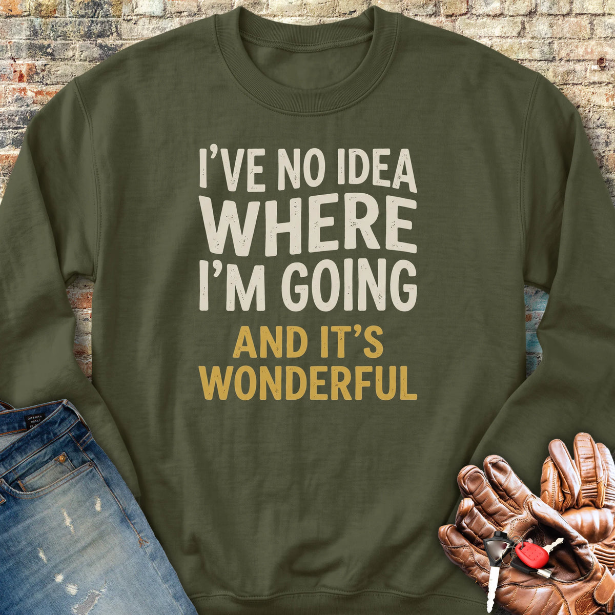 Wonderful Sweatshirt - Military Green